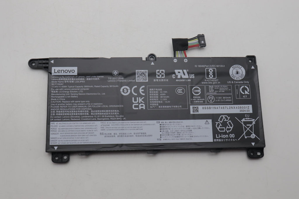 45Wh 3-cell laptop battery,