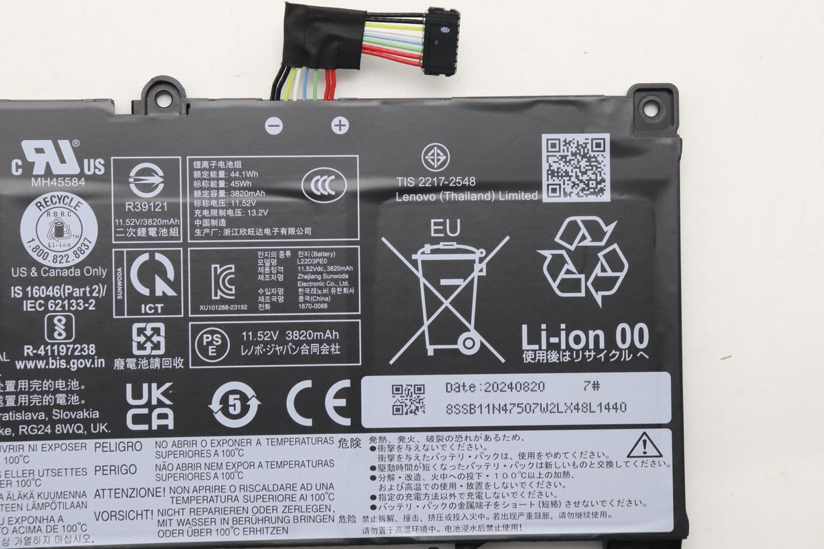 3-cell lithium-ion battery