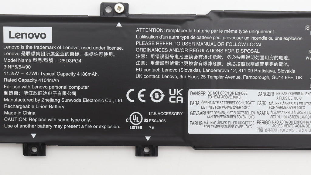 BATTERY 3cell 47Wh 11.25V