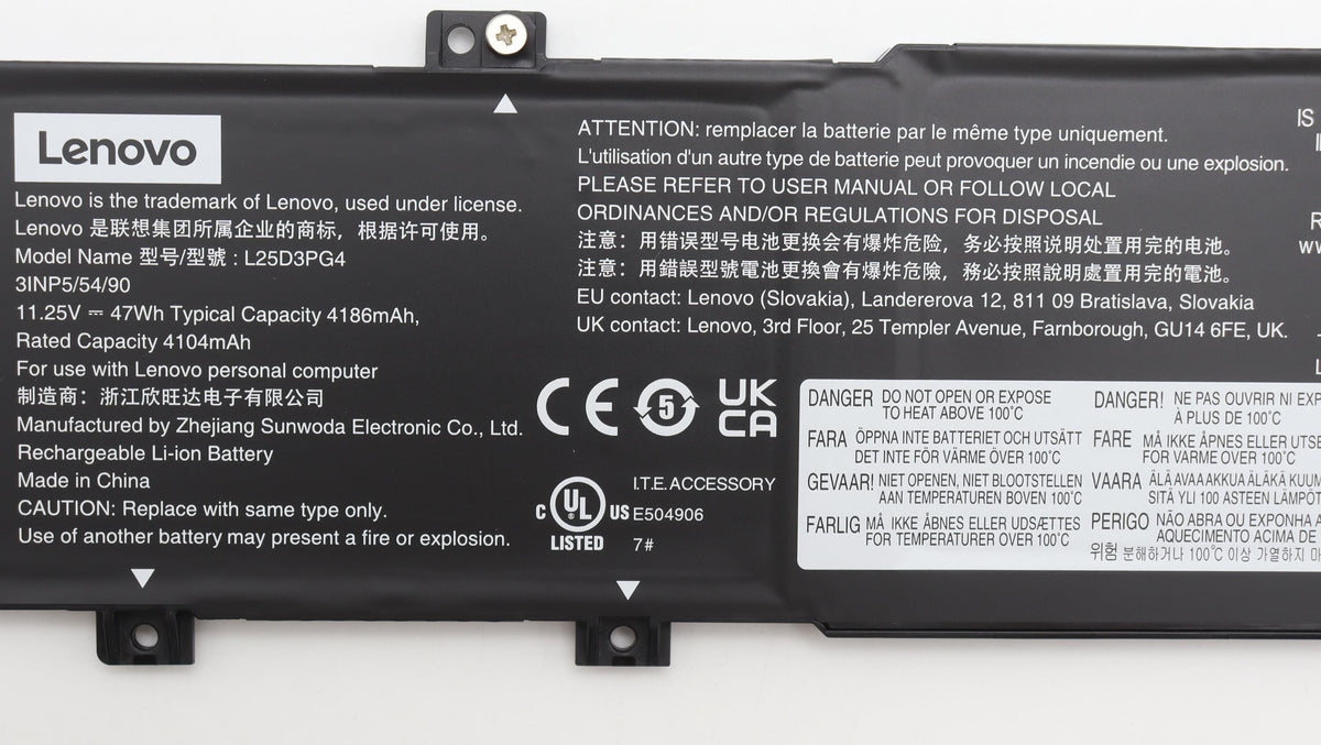 BATTERY 3cell 47Wh 11.25V