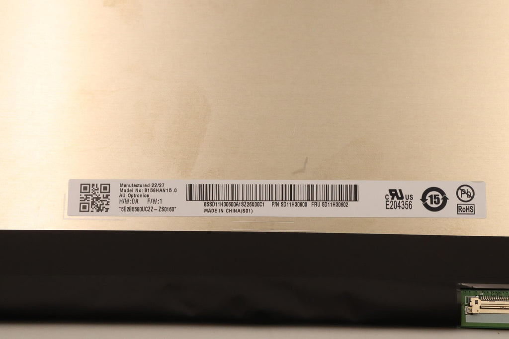 DISPLAY FRU AUO B156HAN15.0
