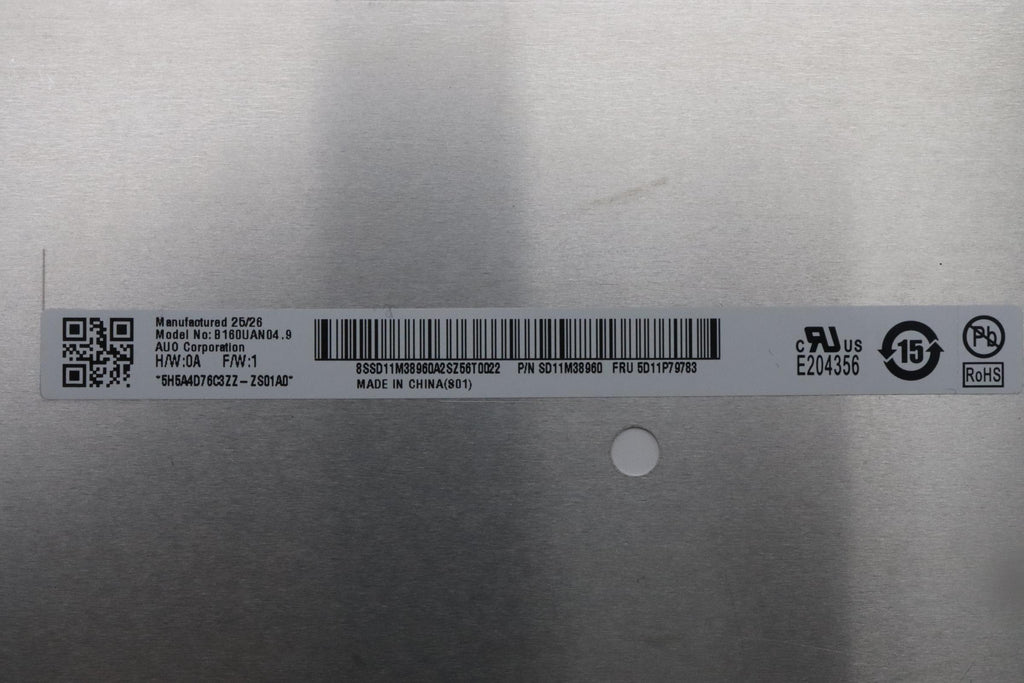 DISPLAY AUO B160UAN04.9 16.0
