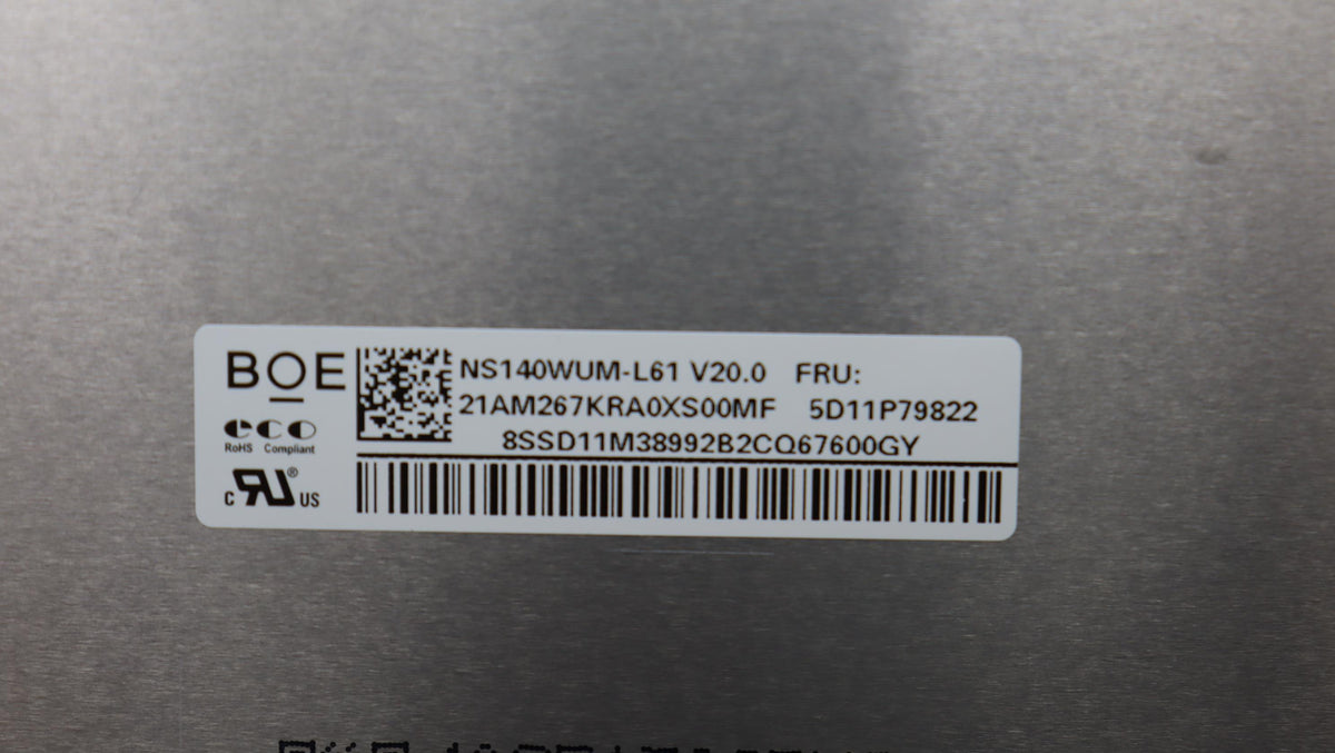 DISPLAY FRU BOE 14.0 WUX