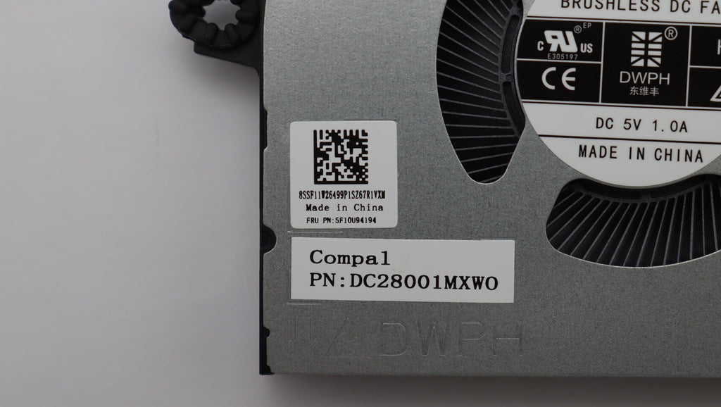 FAN A3 WCL 7512 fan