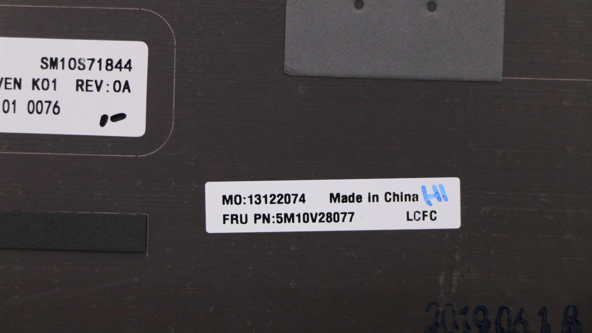 ThinkPad T580 rear LCD cover
