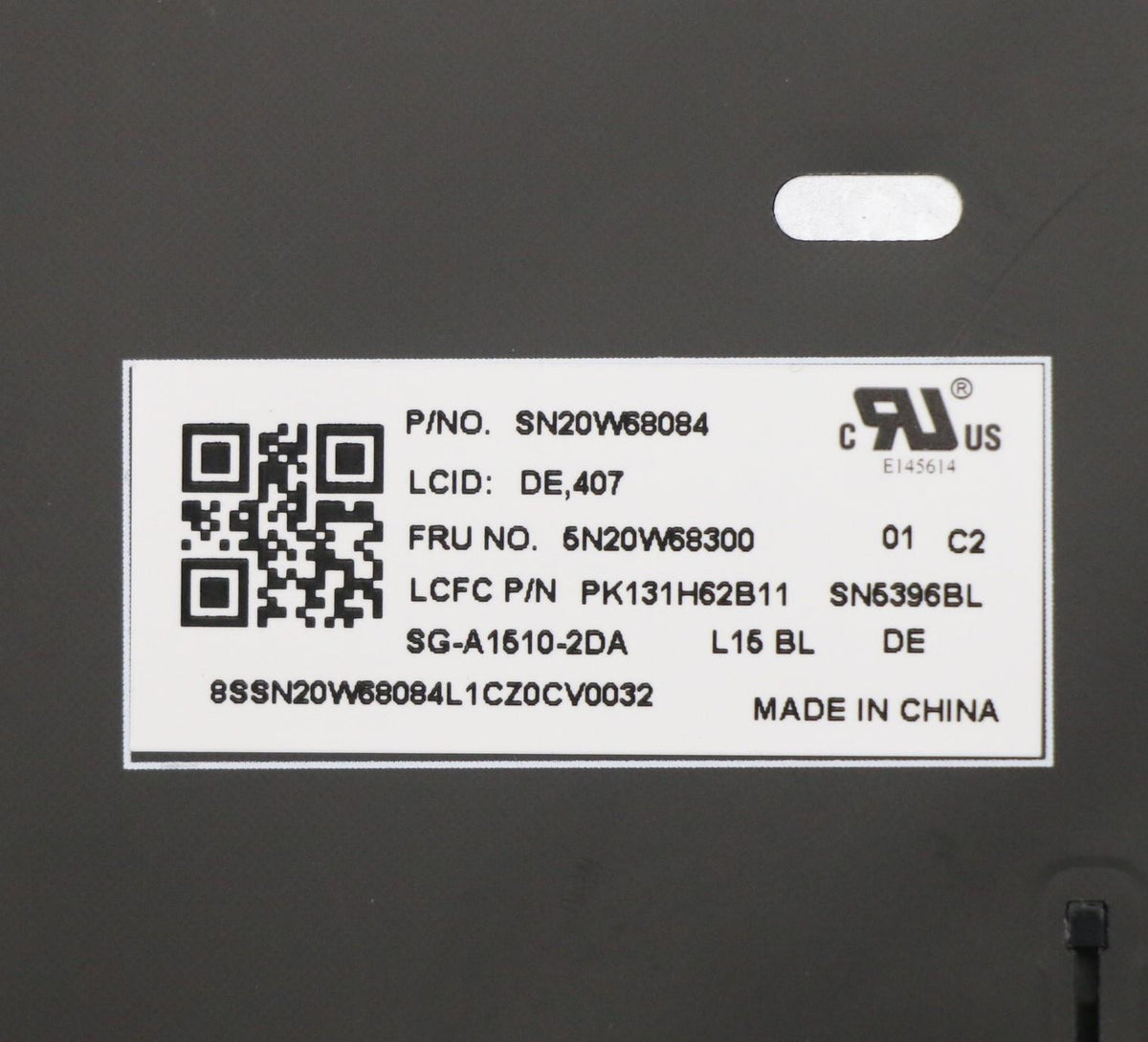 Keyb L15 G1/G2 DE - BL. KEYBOARD: Germany. WARRANTY: 1YM