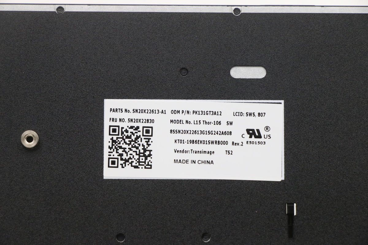 Keyb T15p/P15v G1/G2/G3 - CH. KEYBOARD: Swiss. WARRANTY: 1YM