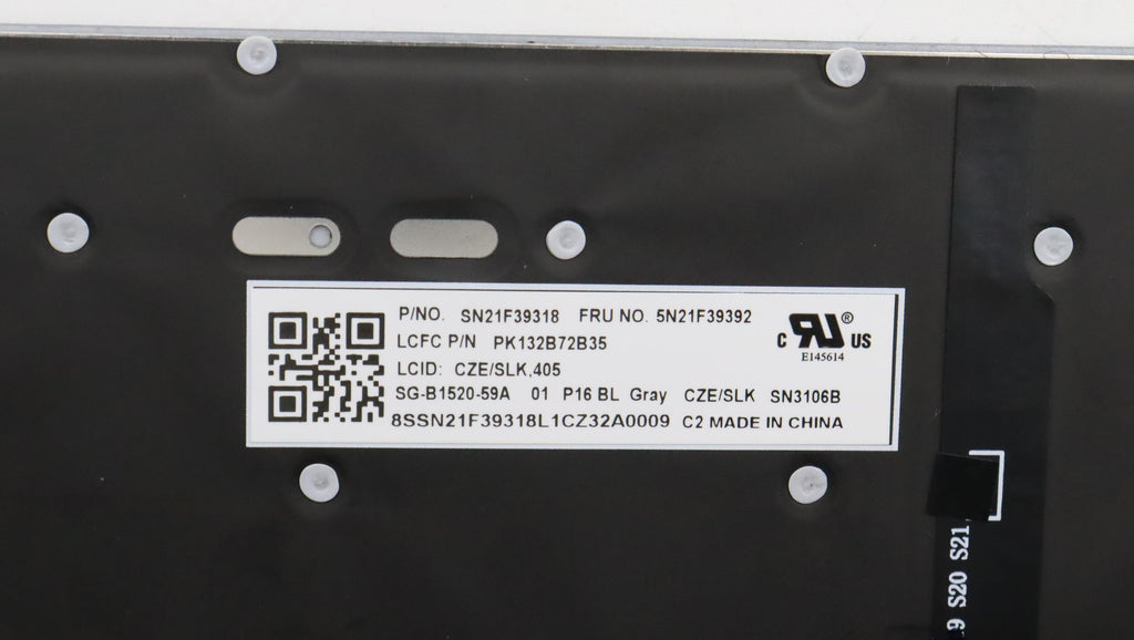 Keyb P16 G1/G2 CZ /SLK - BL. KEYBOARD: . WARRANTY: 1YM