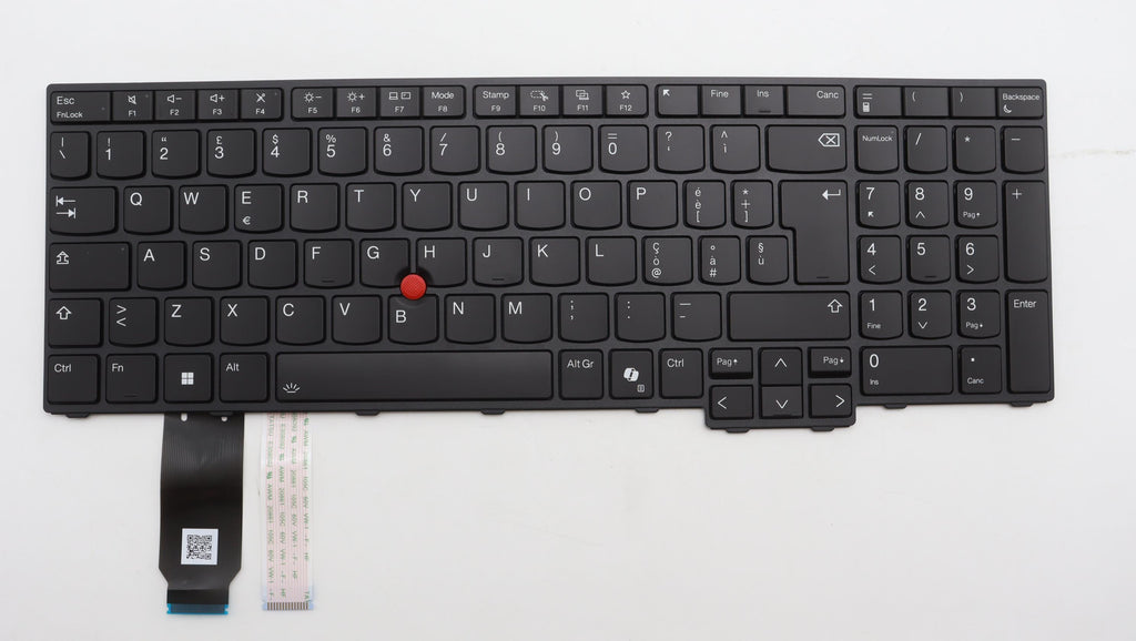 Teclado L16 G1/G2/G3/T16 G3/G4/P16s G4 IT - BL. TECLADO: Italia (5N21Q49741)