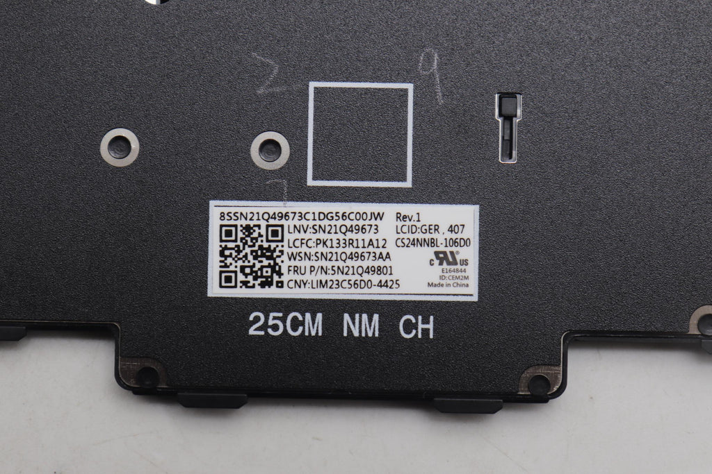 Keyb L16 G1/G2/G3/T16 G3/G4/P16s G4 DE. KEYBOARD: Germany. WARRANTY: 1YM