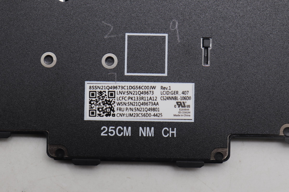 Keyb L16 G1/G2/G3/T16 G3/G4/P16s G4 DE. KEYBOARD: Germany. WARRANTY: 1YM