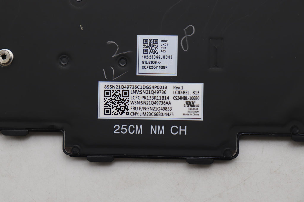 Keyb L16 G1/G2 & T16 G3/G4/P16s G4 BE - BL. KEYBOARD: Belgium. WARRANTY: 1YM