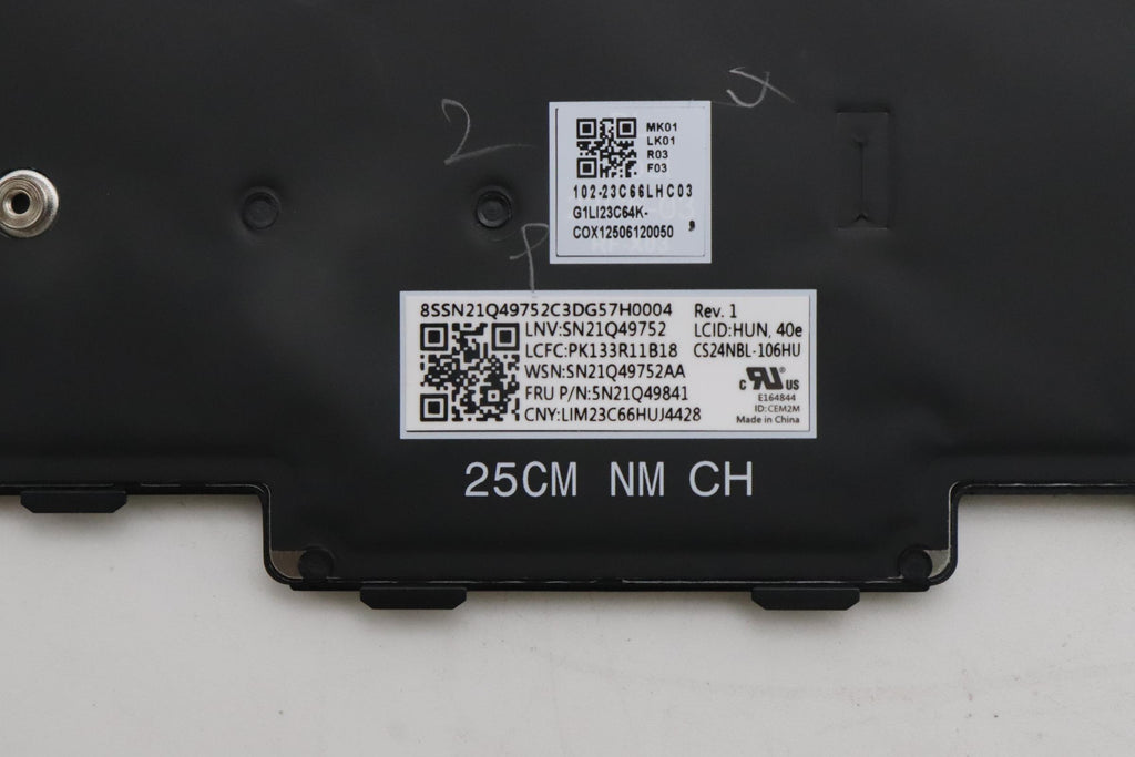 Keyb L16 G1/G2/G3/T16 G3/G4/P16s G4 HU- BL. KEYBOARD: Hungary. WARRANTY: 1YM