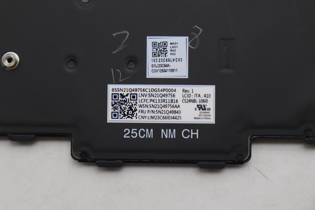 Keyb L16 G1/G2/G3/T16 G3/G4/P16s G4 IT - BL. KEYBOARD: Italy. WARRANTY: 1YM