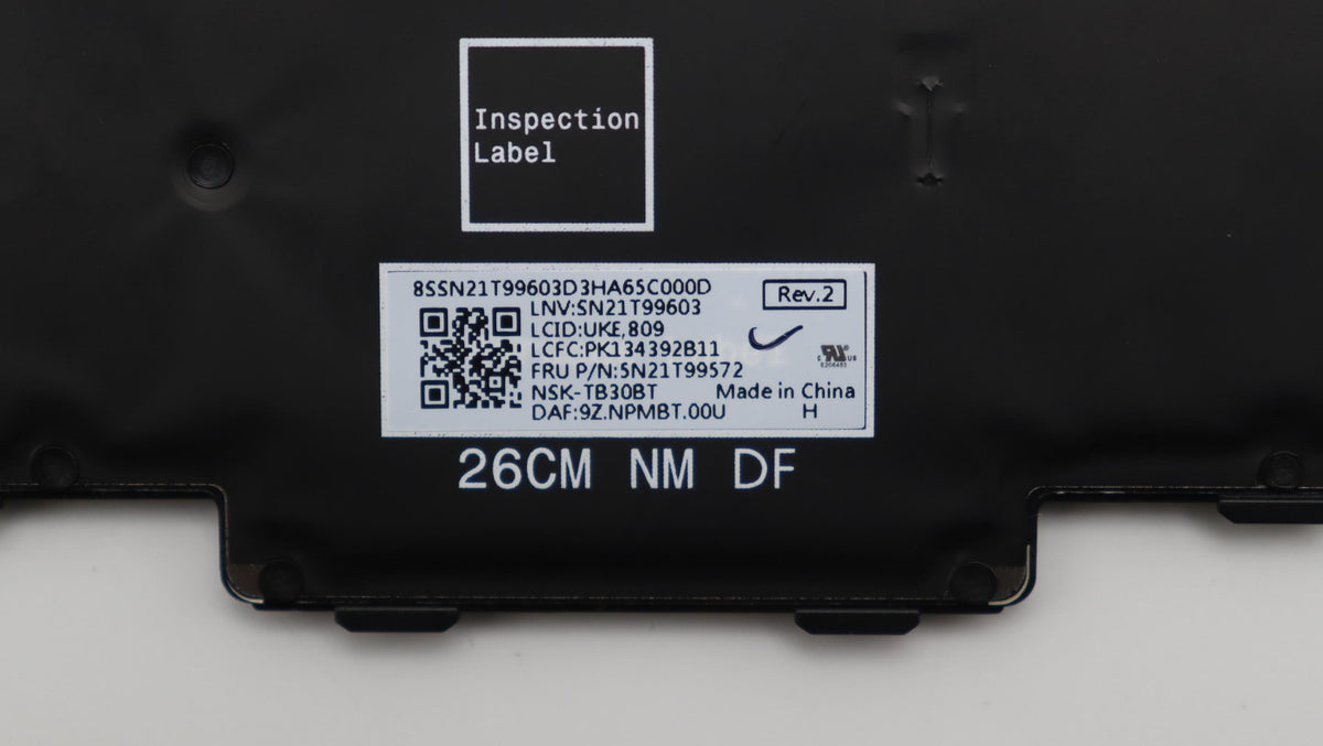 Keyb T16 G5 / P16s G5 UK - BL. KEYBOARD: Great Britain/UK. WARRANTY: 1YM
