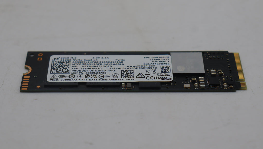 512GB M.2 2280 NVMe SSD with