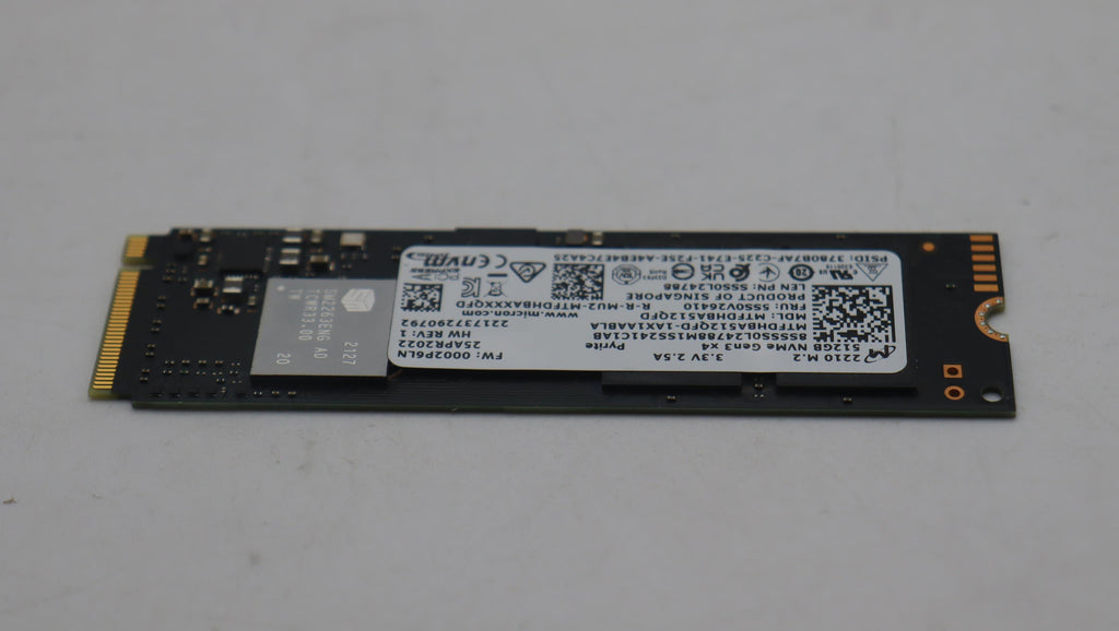 512GB M.2 2280 NVMe SSD with