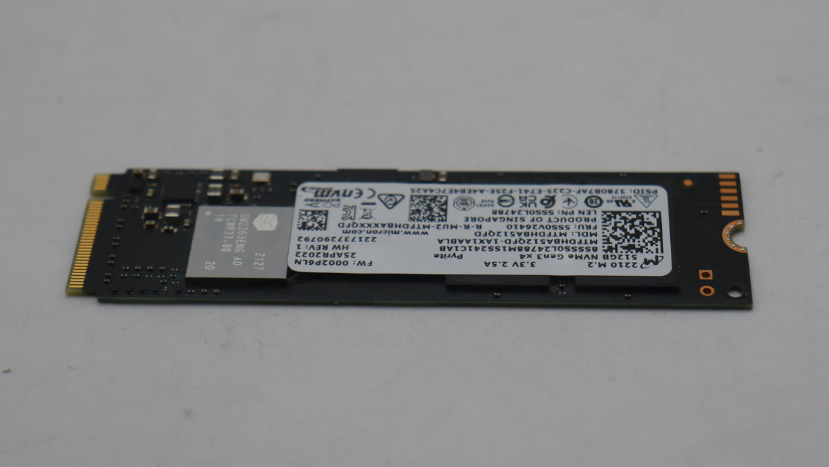 512GB M.2 2280 NVMe SSD with