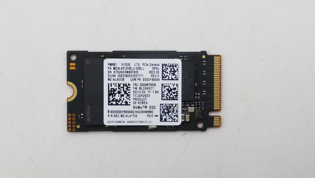 512GB M.2 2242 PCIe Gen4 SSD