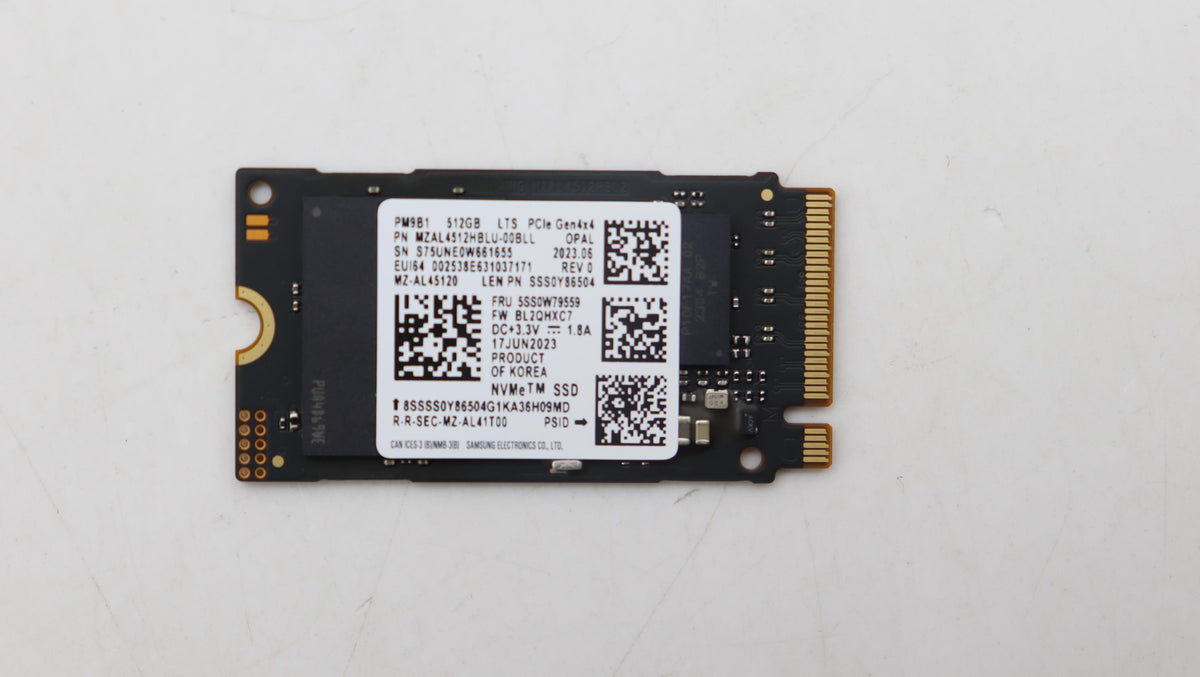 512GB M.2 2242 PCIe Gen4 SSD