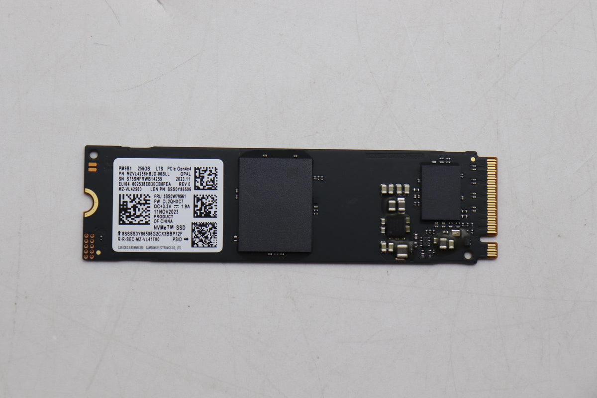 256GB M.2 2280 PCIe 4x4 SSD