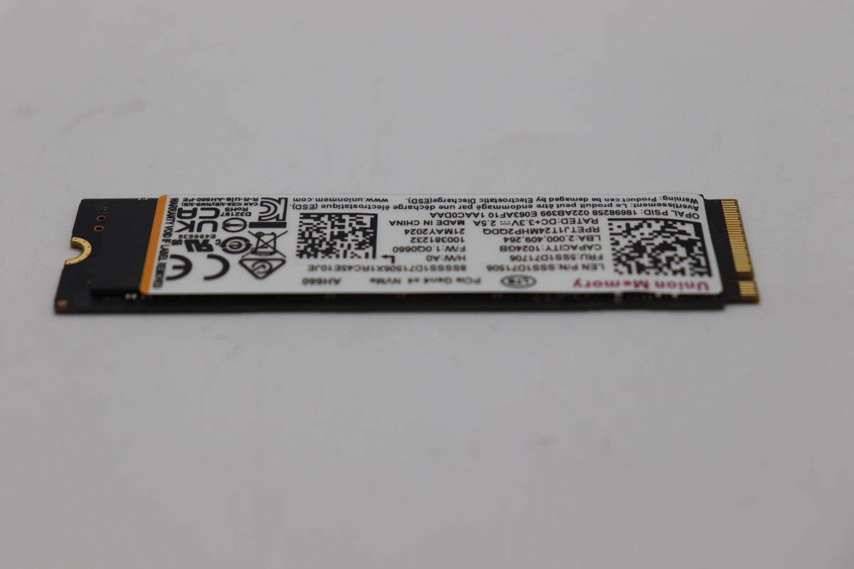 1TB M.2 2280 NVMe SSD with