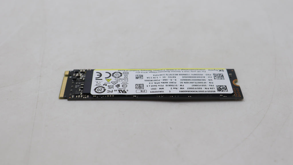 2TB M.2 NVMe SSD with PCIe