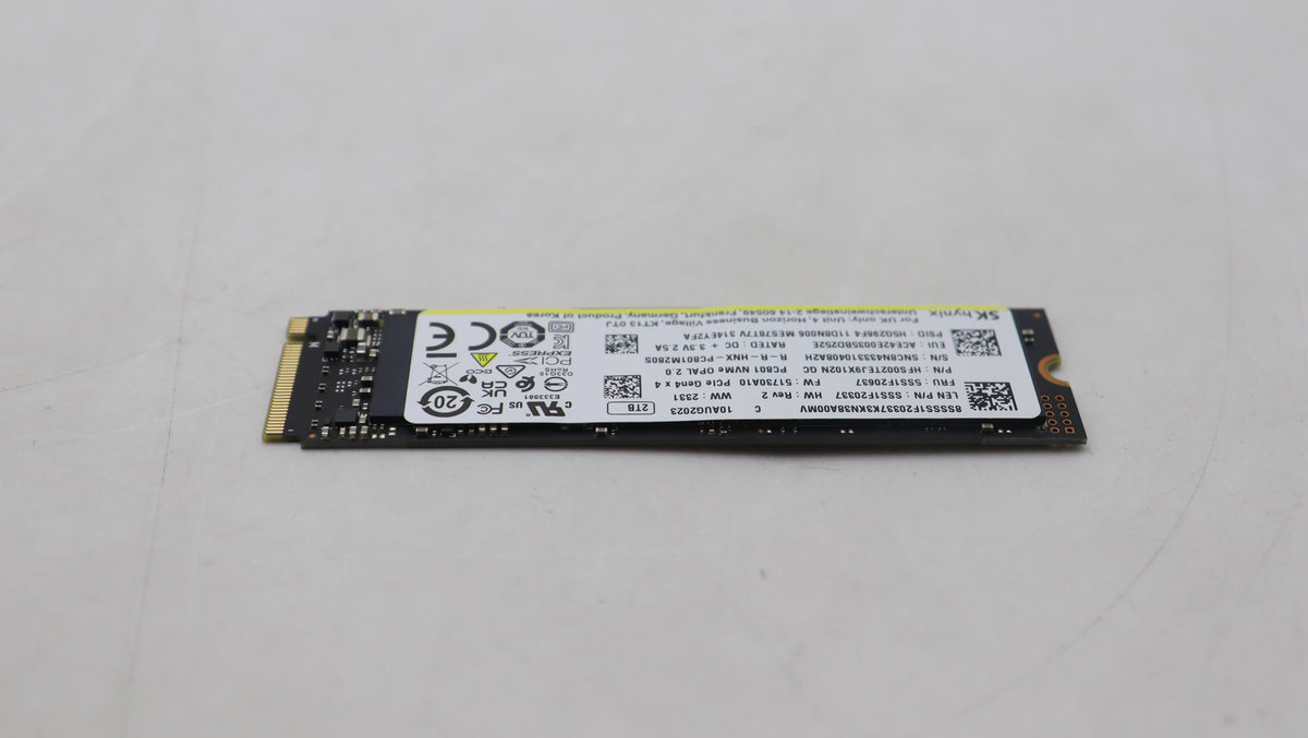 2TB M.2 NVMe SSD with PCIe
