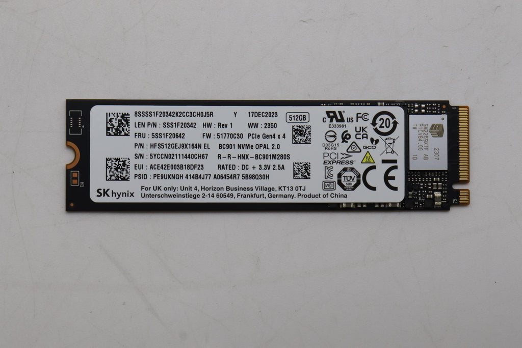 512GB M.2 PCIe 4.0 SSD