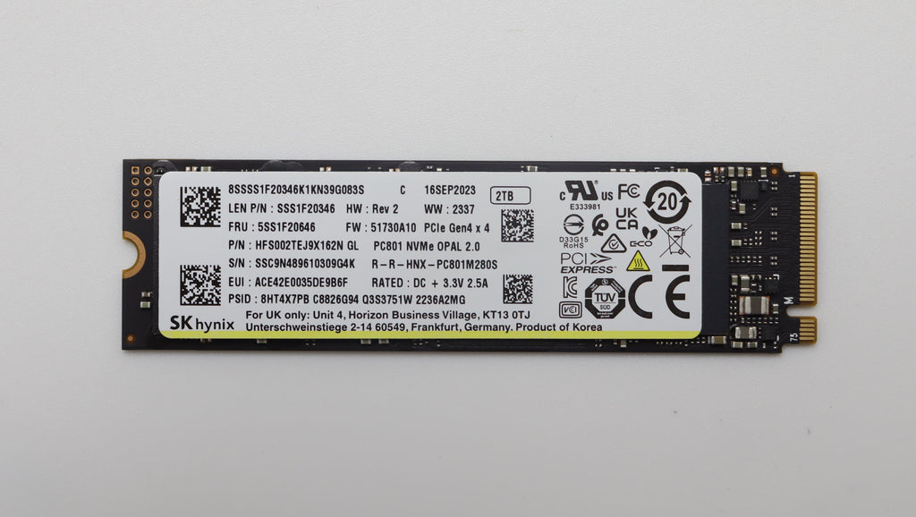 2TB M.2 2280 PCIe 4.0 SSD