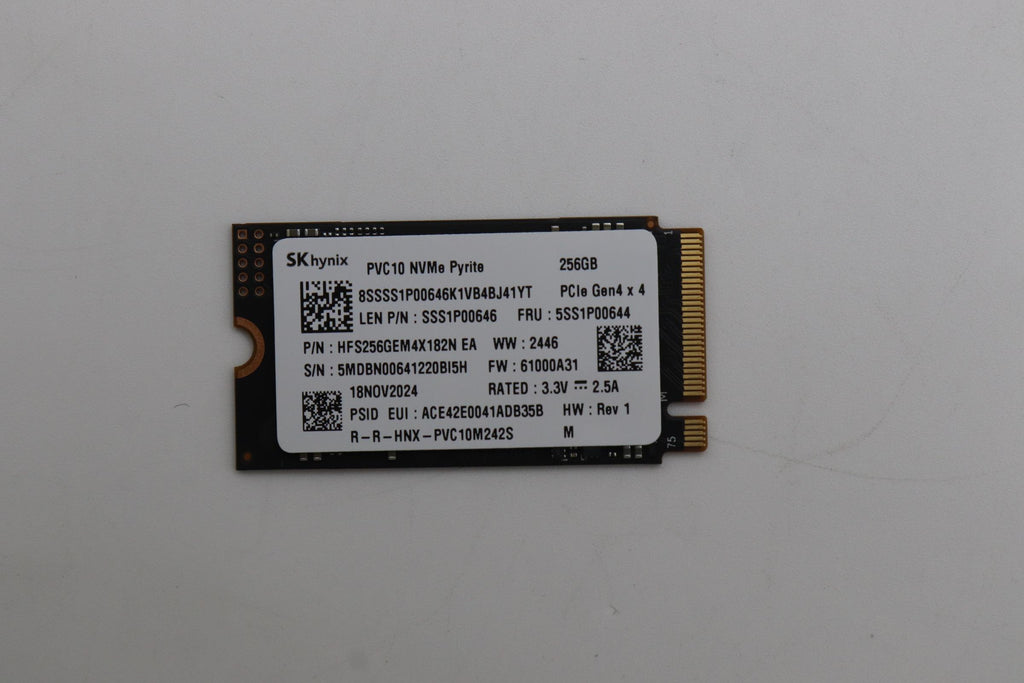 SSD SKH PVC10 256G 2242 PCIe