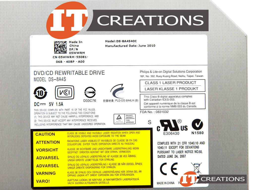 Dell 8x DVD-RW SATA slimline 5WWRM-RFB – Reacondicionado (3)