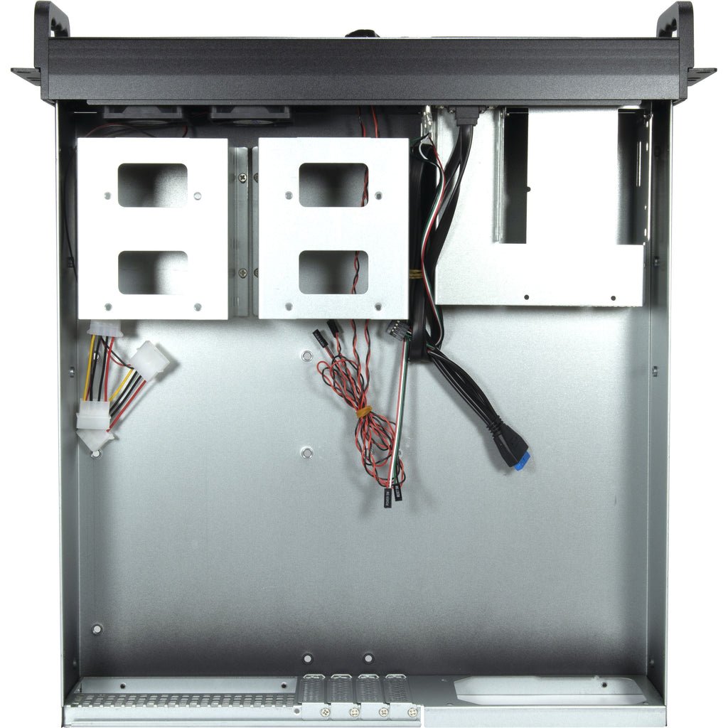 Inter-Tech 2U-2098-SK Rack Negro