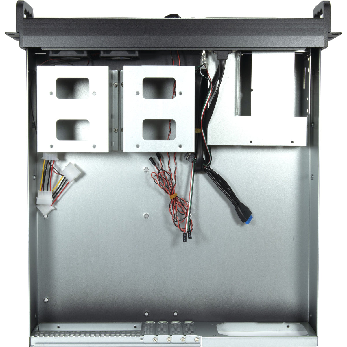 Inter-Tech 2U-2098-SK Rack Negro