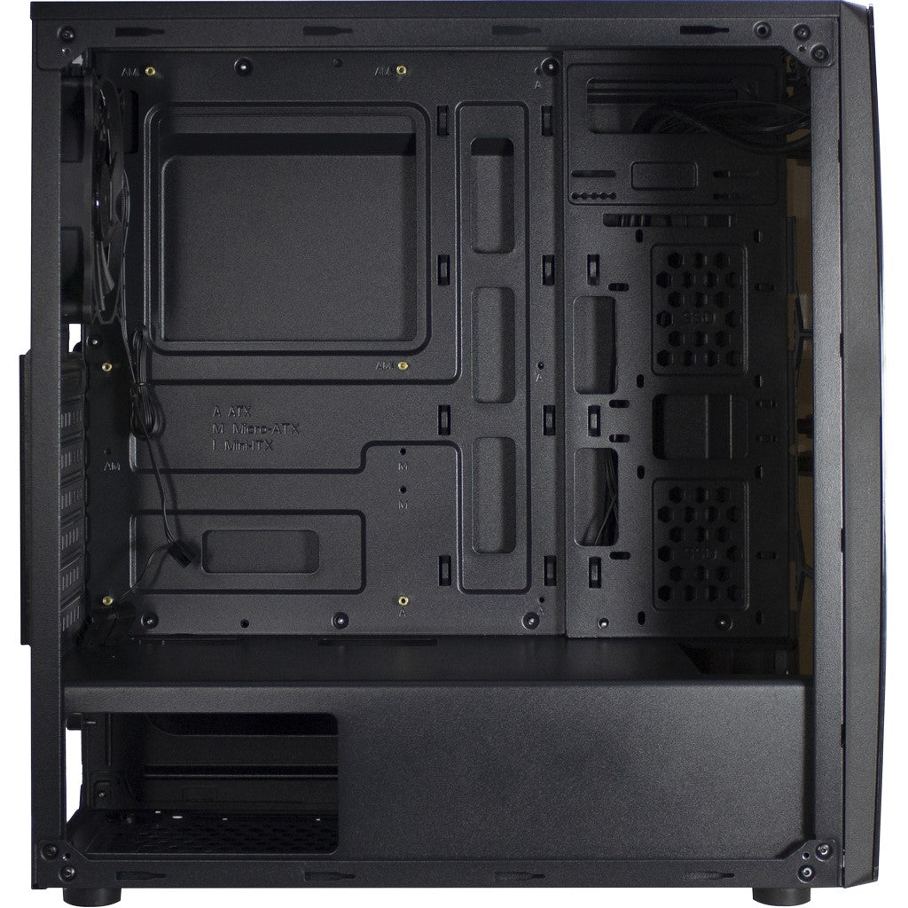 Inter-Tech 88881309 caja de PC Mini torre Negro