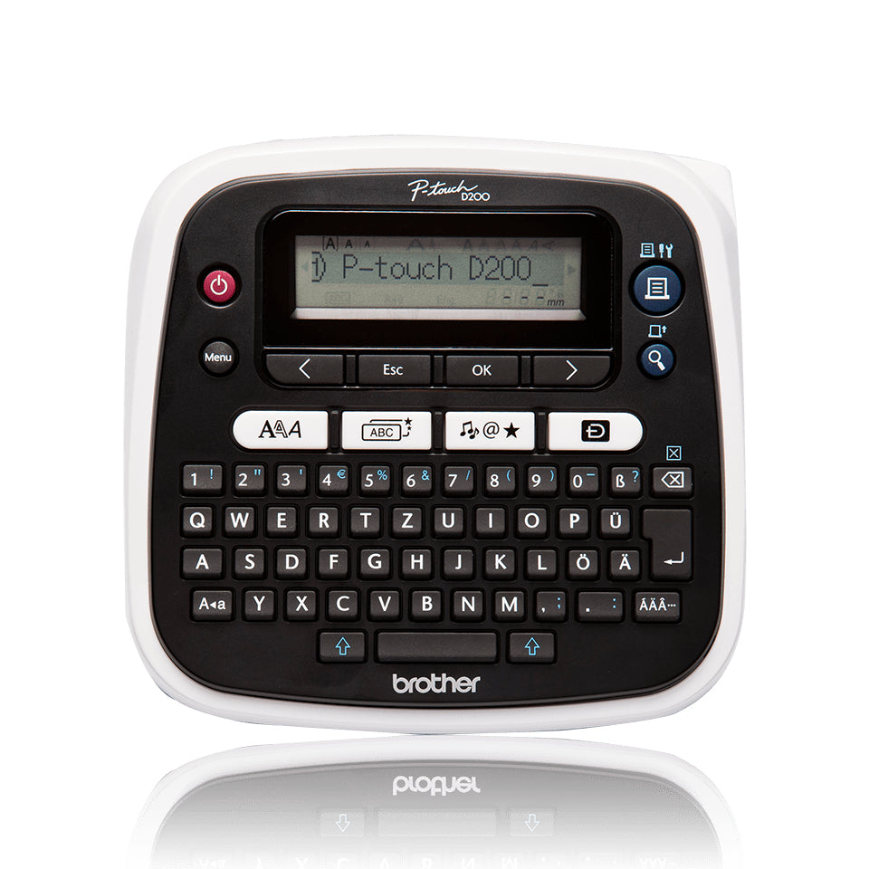 Brother PT-D200BWVP impresora de etiquetas Transferencia térmica 180 x 180 DPI 20 mm/s TZe (2)