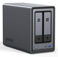 Ugreen NASync DXP2800 NAS Escritorio Intel® N N100 8 GB DDR5 0 TB UGOS Pro Aluminio