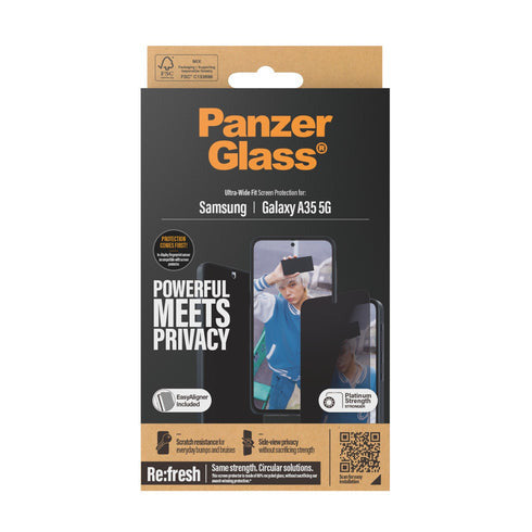 PanzerGlass P7357 protector de pantalla o trasero para teléfono móvil Protector de pantalla para privacidad Samsung 1 pieza(s) (4)