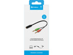 Sandberg 508-67 cable de audio 0 m 2 x 3.5mm 3,5mm Negro (3)