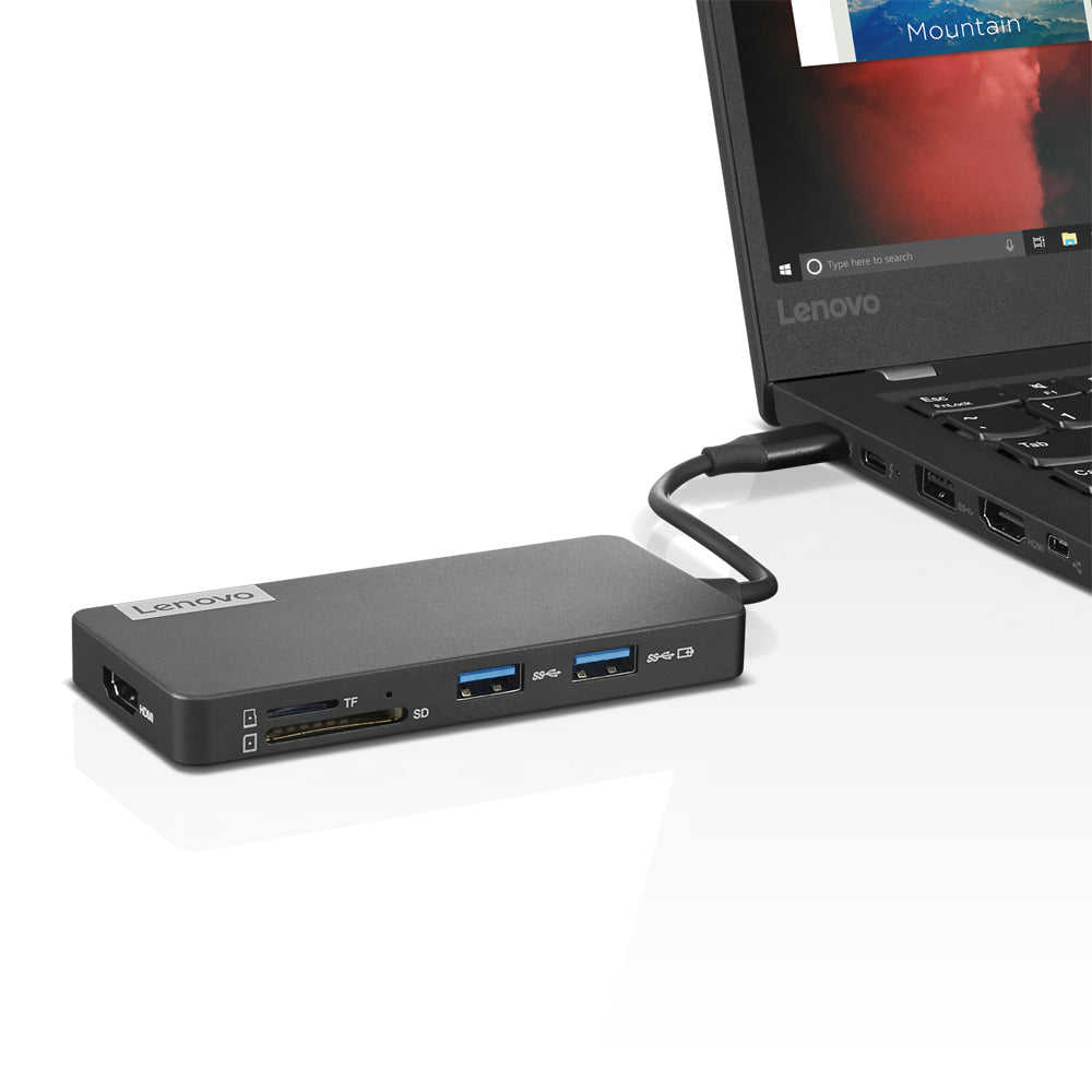 Lenovo GX90T77924 base para portátil y replicador de puertos Alámbrico USB 3.2 Gen 1 (3.1 Gen 1) Type-C Gris (5)