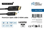 Microconnect USB3.1CHDMI10OP adaptador de cable de vídeo 10 m USB Tipo C HDMI Negro (4)