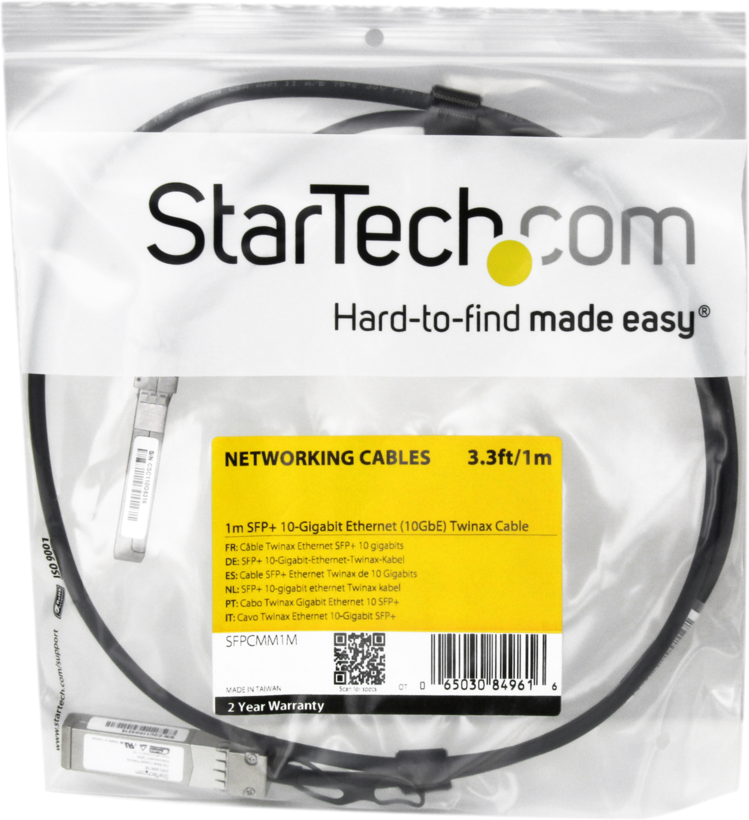Startech - 10G Compatible con Cisco SFP-H10GB-CU1M, DAC de Cobre SFP+ 10GbE (3)