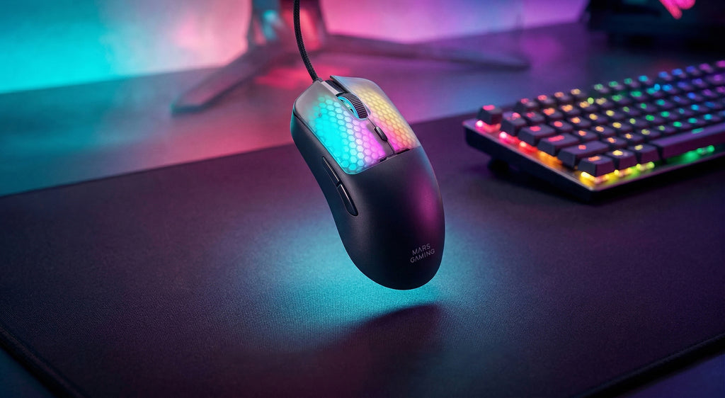 Mars Gaming MMVIPER ratón Juego Mano derecha USB Type-A + USB Type-C Óptico 12800 DPI (9)
