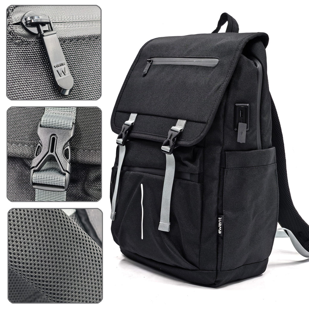 Ewent EW2537 maletines para portátil 40,9 cm (16.1") Mochila Negro (5)