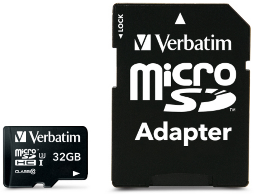 MicroSDHC Verbatim Pro 32 GB U3 47041