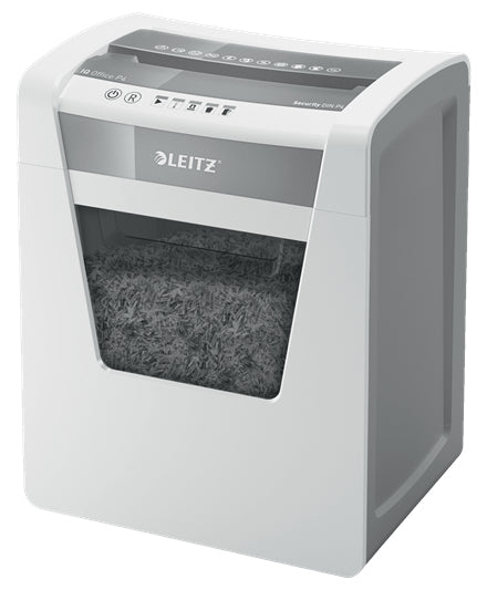 Leitz IQ Office Cross triturador de papel Corte cruzado 55 dB 22,3 cm Blanco