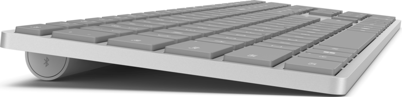 Teclado Microsoft Surface Bluetooth español gris vista 2