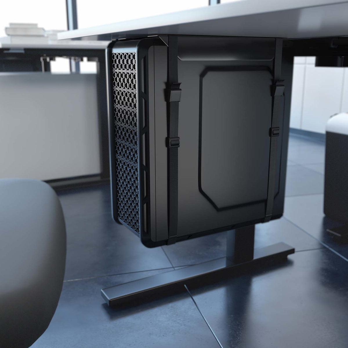 AISENS MPC07-209 soporte de CPU Soporte para instalación de CPU bajo mesa (5)
