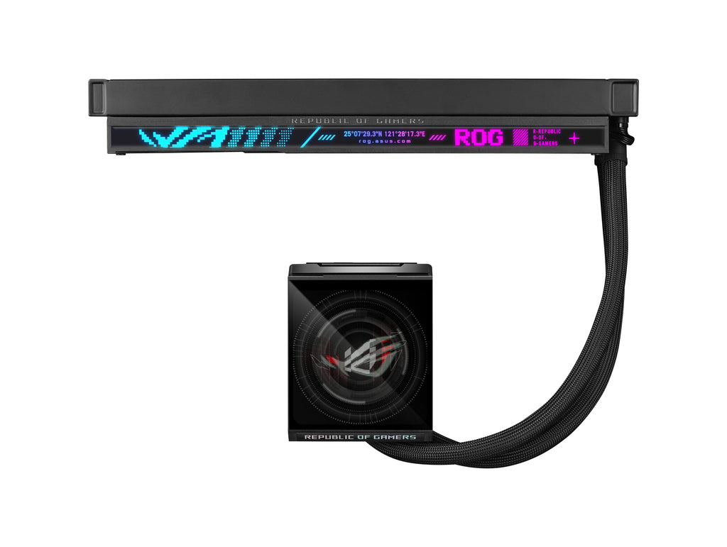 ASUS ROG Strix LC IV 360 ARGB LCD Procesador Sistema de refrigeración líquida todo en uno 12 cm Negro (9)