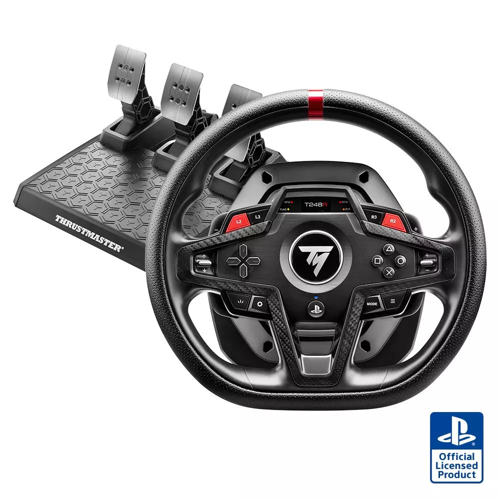 Thrustmaster T248R Negro USB Volante + Pedales Analógico/Digital PC, Playstation